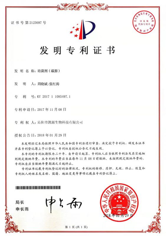 专利证书